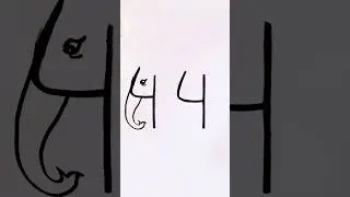 44= elephant 🐘  #shorts #ytshorts #drawingshorts