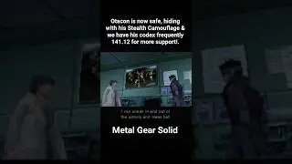 Солидс Нейк получает кодекс Отакона 141.12 для большей поддержки! #MGS #MGS1 #solidsnake #otacon ...