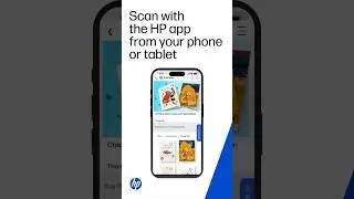 Num&eacute;risez avec l'application HP depuis votre t&eacute;l&eacute;phone ou votre tablette | Imprimantes HP #short