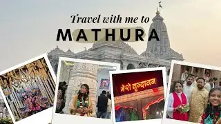 Let's go to Vrindavan 🦚🪈 | Mathura & Virandavan Darshan 2026 #vlog2 #subscribemychannel 