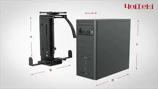 Подстольное универсальное крепление-кронштейн для системного блока UniTeki SM1