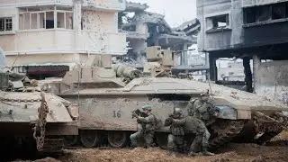 Combat Footage of Israeli Soldiers and tanks operating in the Gaza Strip