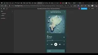 High fidelity prototyping exercise in Figma -  Music app (UX Design)