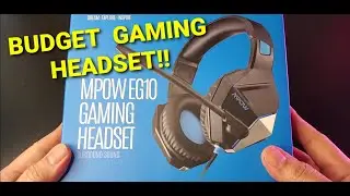 Unboxing MPOW EG10 Gaming Headset | budget gaming headset | eat showtime TV