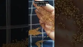 how to make money tree with coins #gifts #art #craft #diycrafts #walldecor #wallhanging #religion