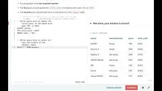 A Solution for Updating Rows