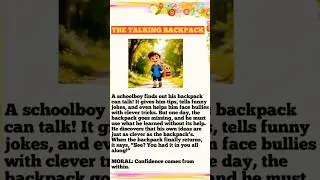 Magical Backpack|Talking Backpack|magical stories #shorts#viral#moralstories #trending#youtubeshorts