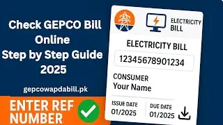 How to Check GEPCO Bill Online &ndash; Step by Step Guide 2025