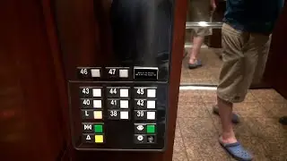 Otis Elevonic 401 Elevators at 1700 Pacific in Dallas, TX
