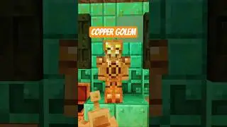 Minecraft: отделка брони медного голема #minecraft #shorts