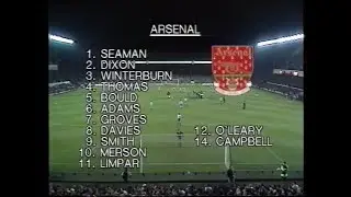 1990/91 - Arsenal v Man Utd (League Cup 4th Rd - 28.11.90)