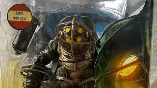 NECA 2009 Bioshock 2 BIG DADDY Sneak Preview Action Figure RARE IN BOX. Got sold for today.