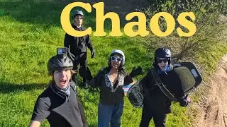 Хаотичный день! Катание на санках по склонам! @Nedloh10