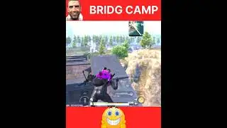 Next level bridge camping😂🥶 wait for end 😝 #shorts 🔥#bgmi 🤣#viral 🔥#trending 🔥🔥#pubg #funny 😝