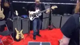 NAMM 2014 TecAmp Pleasure Board Water Bottle Demo