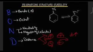 Resonating Structure Stability #neet #jee #organicchemistry 