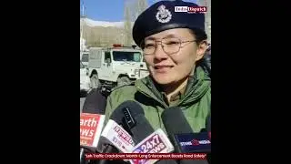 Traffic Awareness Drive in Leh Combines Enforcement with Education&rdquo;