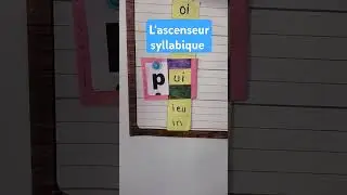 L'ascenseur syllabique/ la glissi&egrave;re syllabique