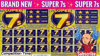 Brand New Super 7s U.K. National Lottery Scratch Cards #Tickets #Scratch @ScratchcardsWithScotty