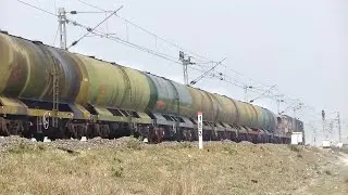 Oil Tanker Train of Indian Railways | BTPN Freight wagon hauled By UDL/WDG-3A/13187