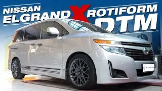Modifikasi Rotiform DTM, Nissan Elgrand coba-coba fitting eh malah ke pasang 🔥🔥
