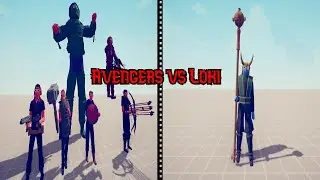 AVENGERS VS LOKI - Totally Accurate Battle Simulator TABS