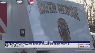 High Point Fire Department Water Rescue Team prepares for winter weather