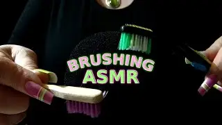 Brushing ASMR | Using BOTH Sides of a Crisp Sounding Toothbrush & a Softer Brush over the Foam Cover