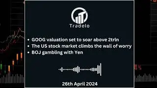 Daily Market Run Down from Tradelo Trading Floor 26th April 2024