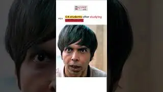 CA students after studying continuously without a break.