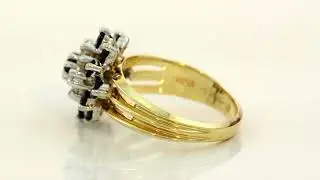 Sapphire Diamond Ring 1