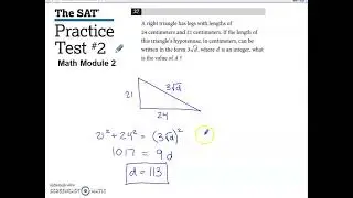 SAT Practice Test #2 Math Module 2 Problem #27