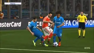 PES 2016 - UEFA Champions League - FC Zenit Saint Petersburg vs SL Benfica Gameplay (PS4 HD)