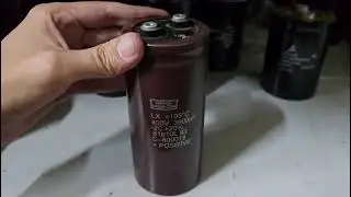 Capacitor Eletrolitico 3900uf/400v Giga 105º 65x140mm Chemicon Seminovo - Santa Efigenia Componentes