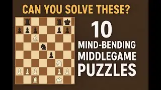 Can You Solve These? 10 Mind-Bending Middlegame Puzzles | ChessTune Middlegame Mastery