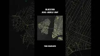 Dijkstra's Algorithm is Running on Real-world Map