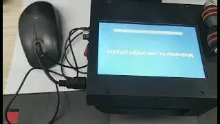 How to do the touch screen calibration when  screen of LB100 Handheld inkjet printer is not working?