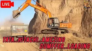 Super Fast Work of Tata Poclain / Mud Loading in Amazing Style By Experienced Operator Poclain Video