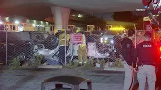 2 Vehicles Fly Off 105 Freeway Leaving 2 Dead in Westchester