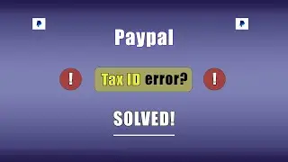 Paypal - Likely Tax ID error - SOLVED - $600 Threshold thing - 1099k