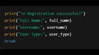 Laboratory 3: User Registration System with Strong Password Validation in Python