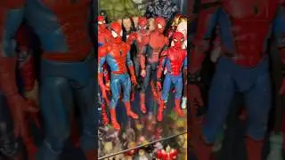 My Spider-Man Figure Collection! #Shorts #marvellegends #mafex #shfiguarts #revoltech