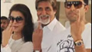 Bollywood bigwigs cast their votes for Election 2009
