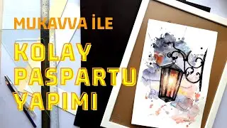 Paspartu Yapımı | Mukavva ile Paspartu Yapımı | Kolay Paspartu | Çerçeve Yapımı