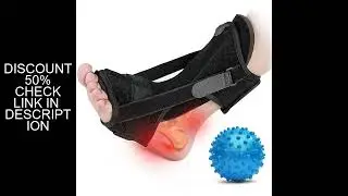 Plantar Fasciitis Night Splint Adjustable Foot Drop Orthotic Brace for Plantar Fasciitis & Achilles