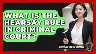 What Is The Hearsay Rule In Criminal Court? - Criminal Defense Law Uncovered
