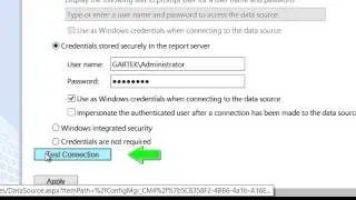 How to Quickly Test the SSRS Data Source Connection