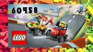 INSANE Lego City Pizza vs. Fire Truck set 60458 Speed Build