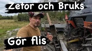 Gör flis med Zetor och Bruks flishugg, vi kikar lite närmre på bruks huggen också