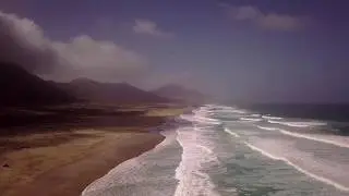 Playa Cofete on Fuerteventura filmed with the DJI Mavic Pro Drone